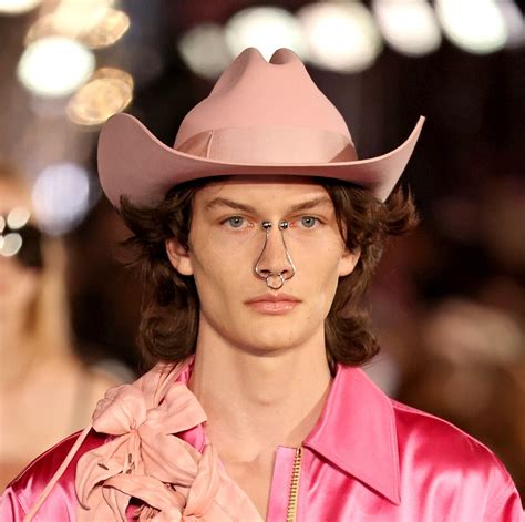 gucci cowboy hats|white double chain cowboy hat.